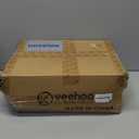 Veehoo Elevated Dog Bed with Waterproof Cushion Mat, Cooling Raised Dog Beds with Padded Top, Washable Outdoor Dog Bed, Orthopedic Pet Cot for Indoor &Outdoor, Extra Large Dog Bed 49" x 33", Dark Grey