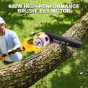 For Dewalt Pole Saw 20V Max & Electric Pruning Shears, 4-in-1 Electric Pruner + 8 Inch Tree Trimmer Pole Saw Cordless, Garden Tools Pruner Branch Cutter, 8.4ft Extension Pole, Tool Only