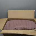 KASENTEX Twin Quilt Set 68"x86"  Soft Washed 3-Layer Lightweight Bedspread, Minimalist Nordic Design, All-Season Spring & Summer Quilt Set (1 Quilt + 2 Pillow Shams),Twilight Mauve Purple