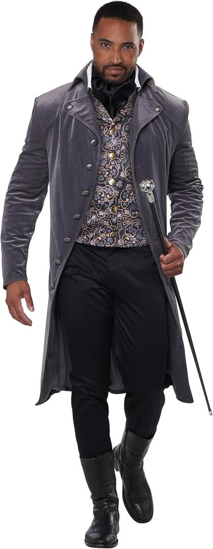 California Costumes Mens Regency Coat & Vest Set (Large, As Shown)