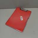 SFLHHDM Clipboard with Storage,Heavy Duty Clip Boards 8.5x11 with 2 Storage Case,Clear Visible Panel Storage Clipboards,Side Opening Nursing Clipboard Folder for Office Supplies-Red