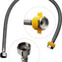 Bathroom Single Handle Faucet Low Arc Centerset Lavatory Vanity Sink Faucet with Supply Lines