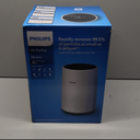 PHILIPS Air Purifier 800 Series, Purifies Rooms up to 698 sq ft (in 1h), 93 CMF Clean Air Rate (CADR), HEPA Filter, AHAM and Energy Star Certified, 99.99% allergen removal, AC0820/40, White