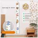77 * 8.3-inch Height Measurement Chart for Children's Growth, Suitable for Both Boys and Girls, Hanging-Style Chart, Removable and Easy to Store (White)