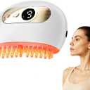 Lymphatic Contour Face Brush – Face Massager for Lymphatic Drainage, Double Chin Reducer, and Facial Sculpting – Gentle Vibrating Lymphatic Drainage Tool for Jawline & Puffiness - White