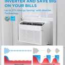 Midea 7,800 BTU Window Air Conditioner, Inverter Technology, 340 Sq Ft