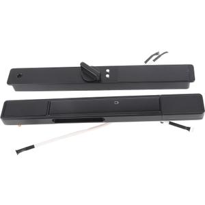 Saluaqui Slim Smart Door Lock, Keyless Entry Door Lock, Sliding Smart Patio Door Handle Set, Bluetooth Digital Keypad Fingerprint Smart Mortise Patio Door Lock for Home Glass Sliding Door