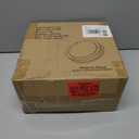 hykolity 10 inch Flush Mount LED Ceiling Light Fixture, 17W 1100lm, 2700K/3000K/3500K/4000K/5000K Adjustable Ceiling Lights, Brushed Nickel Saturn Dimmable Lighting for Hallway Bathroom - 2 Pack