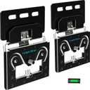 Ultra Slim TV Wall Mount Compatible with 14"-80" Flat & Frame TVs Only, 0.3" Micro-Gap Low Profile TV Mount, Minimalist Look, Blends Any Interior, Hold up to 100Lbs