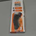 DR. BRACE ELITE Knee Brace with Size Stabilizer (2 Pack) Knee Brace for Women & Men, Workout, Sports, Daily Knee Compression Sleeve for Maximum Knee Pain Support & Fast Recovery (Zeus, Medium)