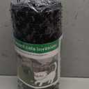 Bynccea Cat Scat Mat with Spikes, Cat Repellent Mat Anti Cat Prickle Strips Network Digging Stopper Outdoor PP Plastic Cat Spike MatBlack/Coffee (Black 6.5ft(200cm*33cm)