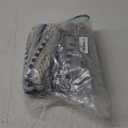 DII Farmhouse Braided Stripe Table Runner Collection, 15x72 (15x77, Fringe Included), French Blue