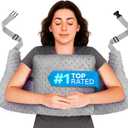 Zomaple Post Mastectomy Pillow Post Surgery  Post-Op Essentials, Breast Augmentation/Reduction & Mastectomy Recovery Supplies  Washable Cover for Comfort & Support (Standard, Grey)