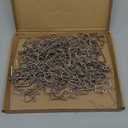 100PCS Christmas Light Hooks for Gutter Guards with Perforated or Mesh, Stainless Steel Hanger Clips for Hanging Outside Christmas Lights Strings, Outdoor Windproof Anti-Slip Metal Hooks (100)