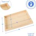 Woodpeckers, Large Birch Panel 18 x 24 x 1-1/2-inch, Wood Canvas Boards for Painting, Blank Signs for Crafts, 1 pc
