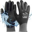 Waterproof Winter Work Gloves for Men and Women, Touchscreen, Freezer Gloves, Thermal Insulated, for Cold Weather (Small, Gray)