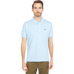 Lacoste Men's Original Cotton Pique Polo (Large, Overview Blue)