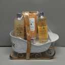 Gift Baskets for Women, Body & Earth Gift Set with Jasmine & Honey Scent Includes Bubble Bath, Hand Cream, Holiday Gift Baskets, Bath and Body Gift Sets for Women, Happy New Year Gifts