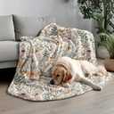 Vintage Floral Blanket - Wildflower Throw Blanket, for Couch & Bed, 50x60 Inches