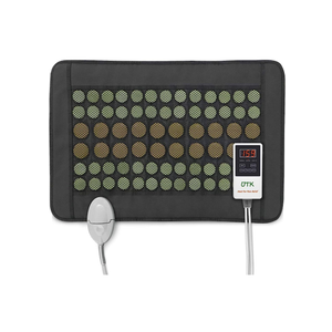 UTK Heating Pad for Back, Far Infrared Natural Jade and Tourmaline Heating Pad, Smart Controller with Memory Function, Auto Shut Off and Travel Bag Included, Small Pro (23.5 inches X 16 inches)