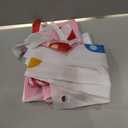 4Pcs Christmas Gingerbread Door Cover Decorations Pink Gingerbread House Candy Cane Front Door Banner Cute Ginger Bread Man Backdrop Porch Sign for Classroom Office Home Winter Xmas Holiday Decor