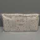 Blissful Diary Floral Diaper Caddy Organizer, Stylish Nursery Storage Basket, Gift for Baby Shower, Newborn Essentials, Floral Beige