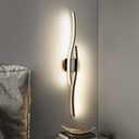 Modern Wall Sconce, Vanity Light Matte Black Sconce for Home Decor, Bathroom, Living Room, Kitchen, Hallway, 3000K-6000K