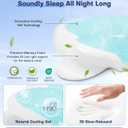2026 Cooling Gel Memory Foam Pillow, Cervical Neck Pillow for Pain Relief | Ergonomic Cooling Pillow, Orthopedic Bed Pillows with Neck Support & Silk Cover for Hot, Side, Back Sleeper Cozy Sleeping