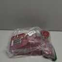 Uvital Retro Red Landline Phone, Vintage Corded Phone for Landline, Old House Phone, Traditional Classic Desk Telephone with Adjustable Handset and Ringer Volume for Home, School, Office, Hotel, Salon