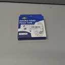 Double Sided Tape Heavy Duty White PE Foam Tape, 1 in X 16.5 Ft Mounting Tape Removable Strips Strong Weatherproof Adhesive Tape for Hanging Picture Poster, Carpets, Paint Wall No Damage 1 Pack