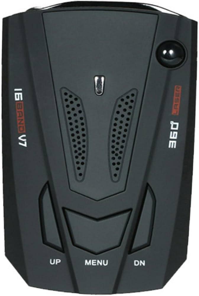 Newly Laser/Radar Detector for Cars with Led Display, Long Range Detection, Mute Memory, City/Highway Mode, Ideal Gifts for Cars (Black)