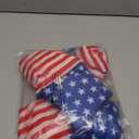 Patriotic Cornhole Stars & Stripes Bean Bags with Drawstring Bag - 6" Bean Bags with 12" Drawstring Bag (Set of 9) - Perfect for Backyard BBQs, Fourth of July Parties, and Other Patriotic Events