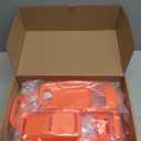 for Wrangler JL Interior Trim Kit Orange Dashboard for Jeep Wrangler JL JLU Gladiator JT 2018-2023 Orange Interior Accessories 21pcs