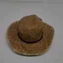 Western Boho Vintage Straw Woven Natural Cowboy Cowgirl Unisex Hat Tan