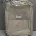 Travel Shoe Bag Holds 3 Pair of Shoes, Hezelf Shoe Storage Pouch for Travel and Daily Use, Travel Suitcase Shoe Organizer, Waterproof (Beige)