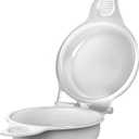 Microwave Egg Maker, a Healthy Breakfast Cooking Utensil - Kitchen Essentials, Easy to Make- Holds Up to Two Eggs and Cooks in 45 Seconds