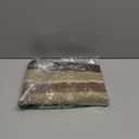 2 Pieces Decorative Classic Retro Stripe Throw Pillow Cover Soft Faux Linen Modern Farmhouse Lumbar Cushion Case for Sofa Bedroom Car 12 x 20 Inch Black Brown Mixed