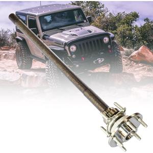 68003557AA Rear Left Axle Shaft Assembly Compatible with Jeep JK Series Wrangler 2007-2017 Rubicon or Unlimited Rubicon, Wrangler JK 2018 Rubicon or Unlimited Rubicon, 3.6L 3.8L