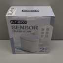 ELPHECO Bathroom Trash can Motion Sensor, Automatic Garbage can, Slim Plastic Smart Trash Bin with Lid, Commercial Intelligent Wastebaskets for Bedroom, Bathroom, Office, Grey, 2 Gallon