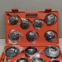 15PCS Oil Filter Cap Wrench Tool | Universal Oil Filter Socket Wrench Set 3/8 inch Drive