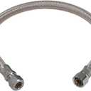 Brass Craft (B1-20KC F) F 3/8-Inch Comp by 3/8-Inch OD Comp Brass Craft B1-20KCF Faucet Connector, White