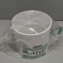 NDS 6P05 PVC S&D Coupling, 6-Inch, Hub X Hub Connection, for use with 6-Inch Sewer and Drain Pipe, White