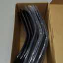 Front Grill Inserts Grille Cover Trim for 2014-2018 Jeep Cherokee (black)