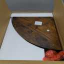 6 Tier Corner Shelf 63.1" Tall Corner Shelves stand Ladder shelf metal Standing Bookshelf Organizer Display Rack Bookcase Plant Stand Industrial style for Living Room Bedroom rustic Brown CS-001RB