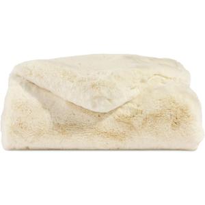 Cozy Earth Cuddle Blanket - Faux Fur Ultra-Soft Luxury Throw Blanket - Thick & Cozy Oversized Design for Lounging or Sharing - Machine Washable - Oversize Throw 80" x 60" Crme