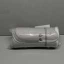 Cervical Neck Pillow for Sleeping - Cooling Ergonomic Memory Foam Pillow for Neck Pain Relief, Soft and Stretchy, Relieves Shoulder Pressure, Side Sleepers, Cooling and Breathable Ice Silk Pillowcase (White)