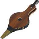 Z-Color 1PCS Brown Wood Fireplace Bellows 12" x 4.9" Outdoor Cooking Fan Air Blower