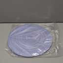 Geosar 100 Pcs Disposable Paper Placemats Cotton Woven Look 13'' Round Placemats Rustic Disposable Table Pads Bulk for Dining Table Decoration Birthday Wedding Bridal Baby Shower Party (Beige)