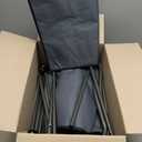 ZONEMEL Portable Fast Folding Chair, Ideal for Sauna, Fishing, Lightweight Compact Backpack Chairs, Grey (Small)