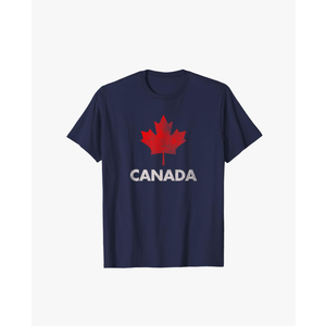 Vintage Retro Canadian Maple Leaf Canada Flag T-Shirt Size L